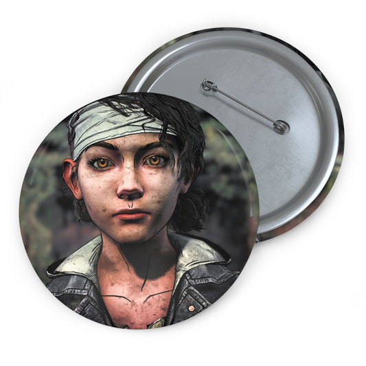 Telltales The Walking Dead Clementine Handmade Brooch