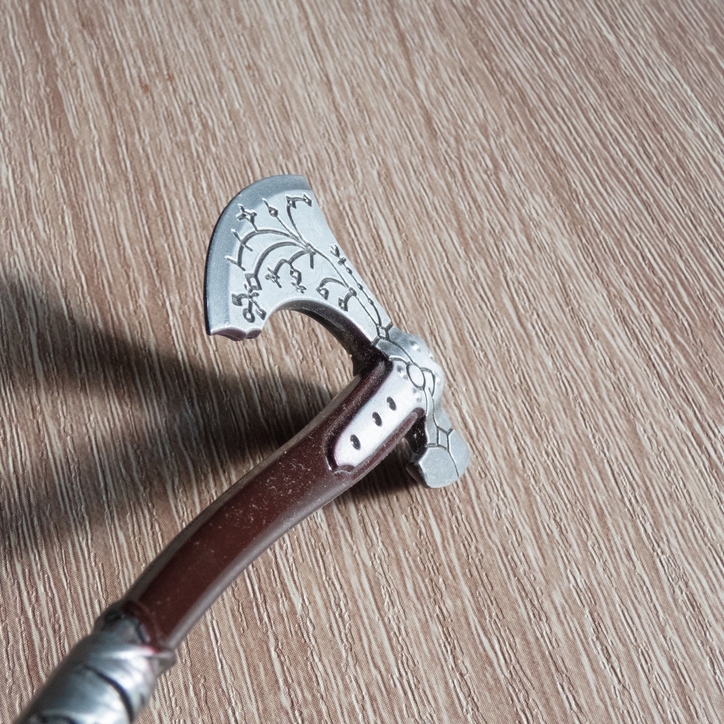 God of War Leviathan Silver Axe Keychain with Clasp - Axe with Clasp Available at 2Fast2See.co