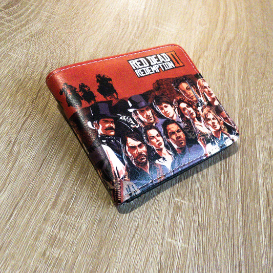 Red Dead Redemption 2 Inspired Leather Wallet - Default Title Available at 2Fast2See.co