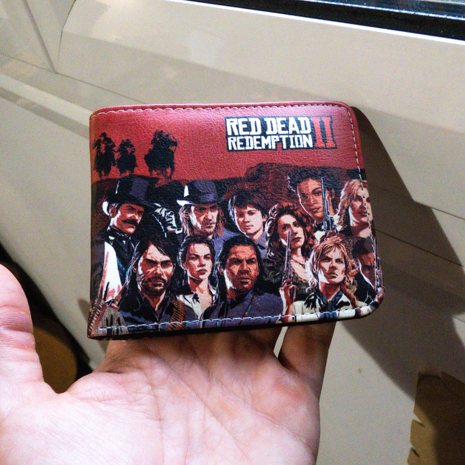 Red Dead Redemption 2 Inspired Leather Wallet - Default Title Available at 2Fast2See.co