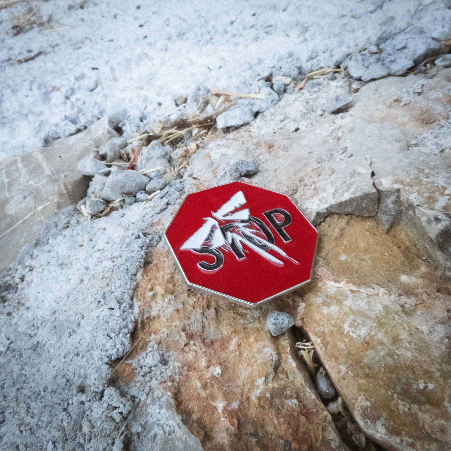 The Last of Us Part II Simple Firefly Stop Sign Metal Pin