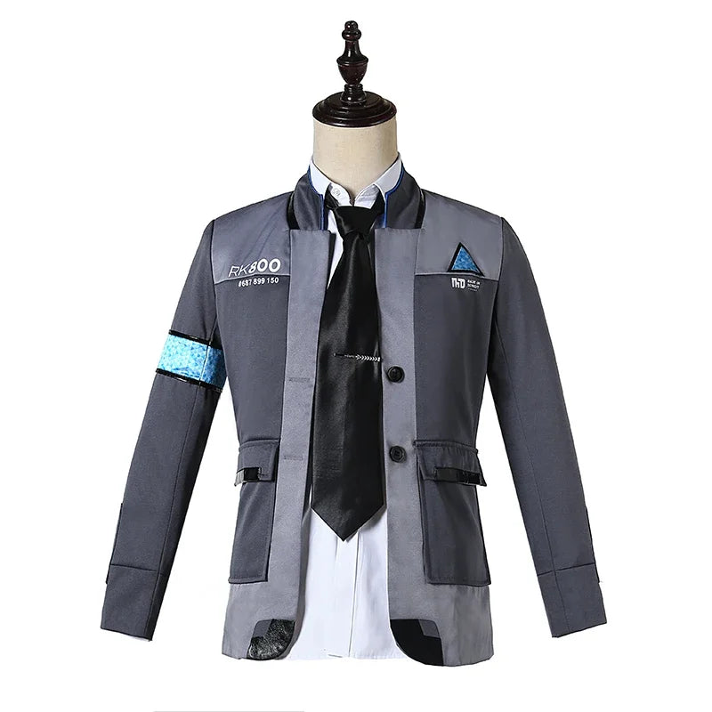Detroit: Become Human Connor RK800 Agent Uniform Suit Cosplay Costume Jacket