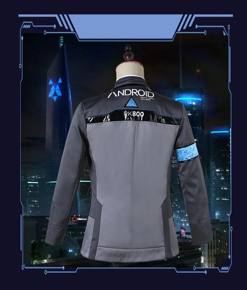 Detroit: Become Human Connor RK800 Agent Uniform Suit Cosplay Costume Jacket