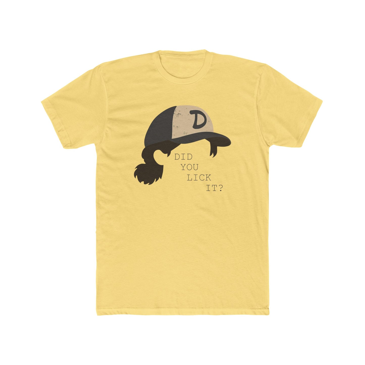 The Walking Dead Did You Lick It? Tshirt Unisex Cotton Crew Tee