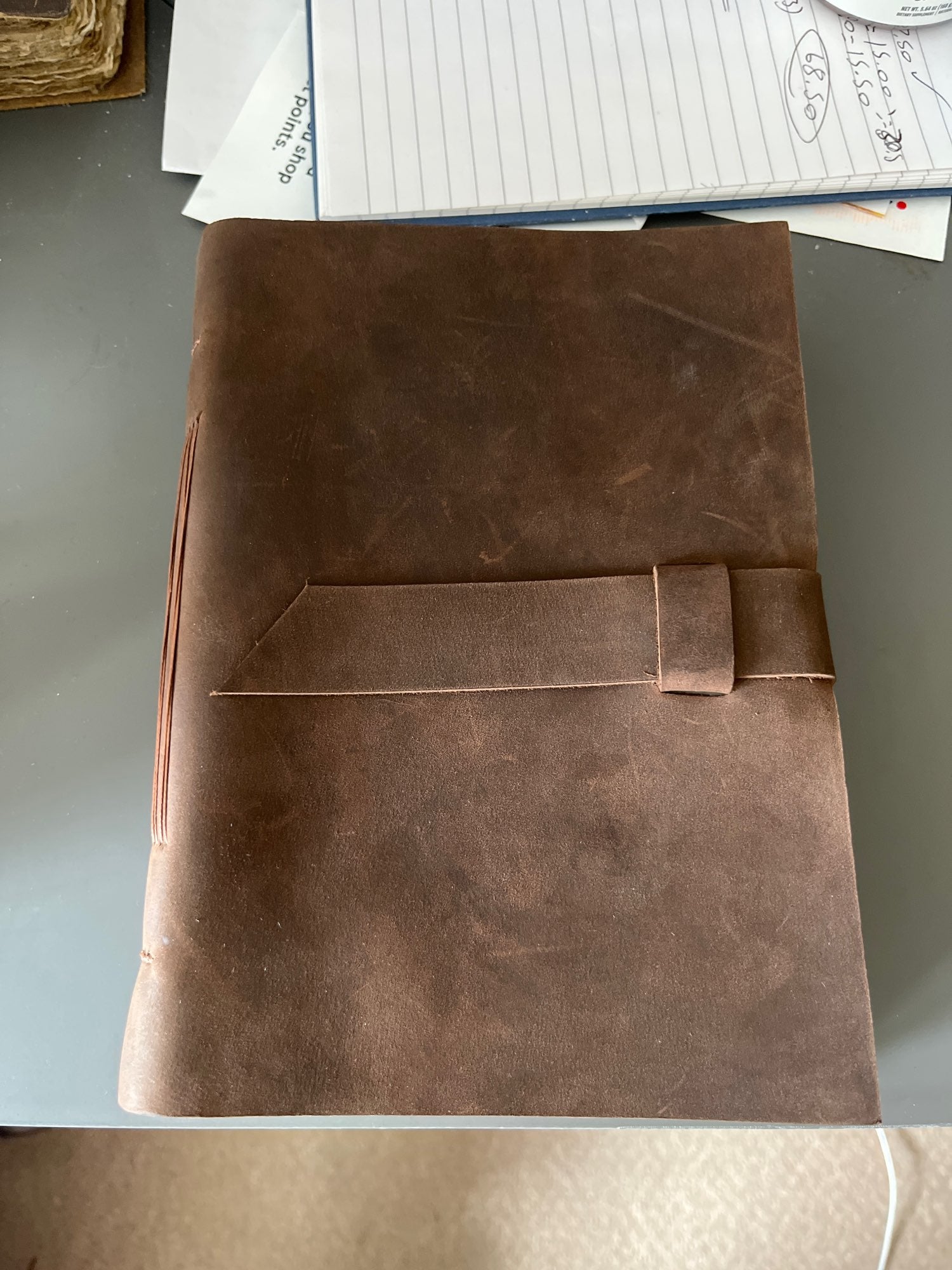 Red Dead Redemption Original Arthur's Leather Journal - Brown Leather Cover Available at 2Fast2See.co