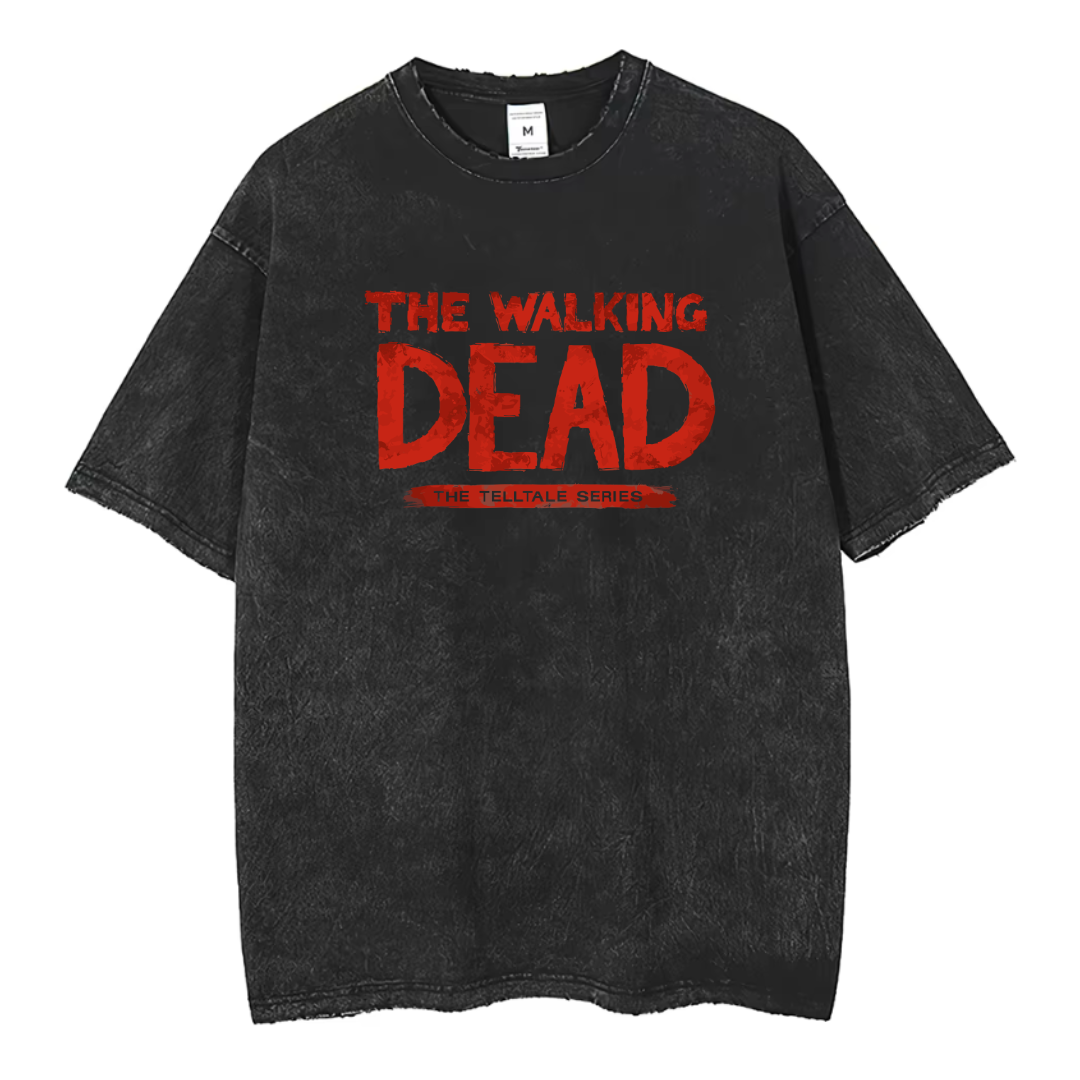 Telltale's The Walking Dead Fanmade Vintage Washed Tshirt