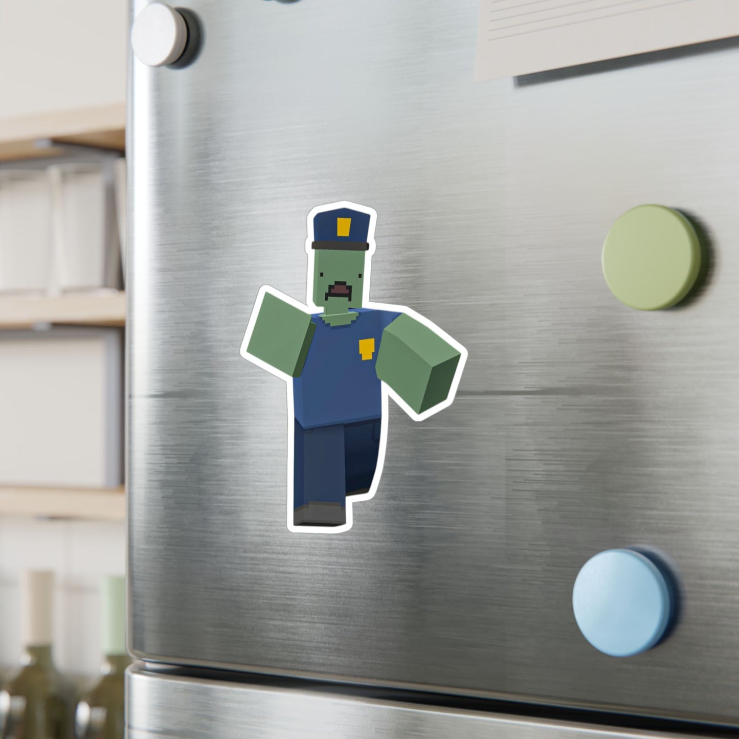 Unturned Video Game Survival Police Zombie Sticker