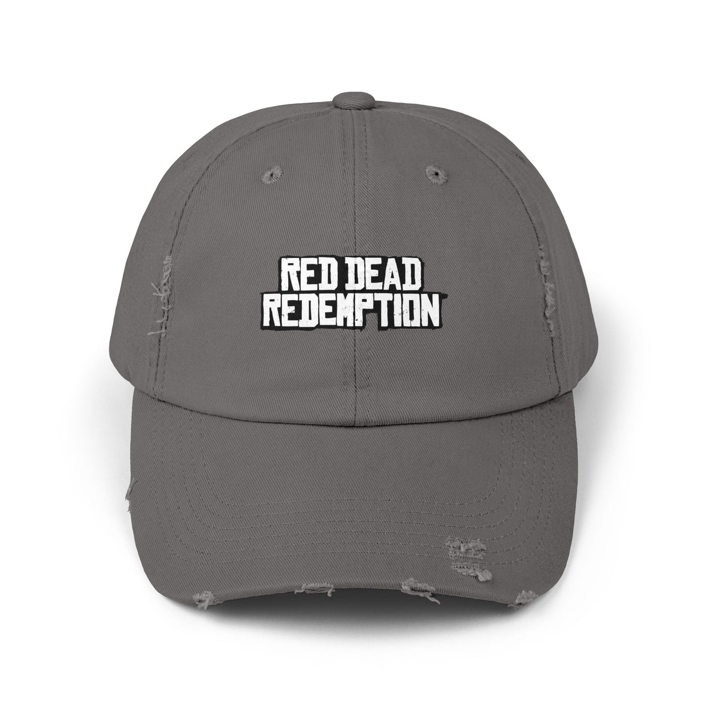 Red Dead Redemption Gaming Unisex Distressed Cap - Nickel / One size Hats Available at 2Fast2See.co