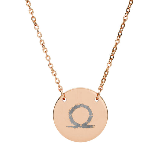 God of War Symbol Engraving Pendant Necklace