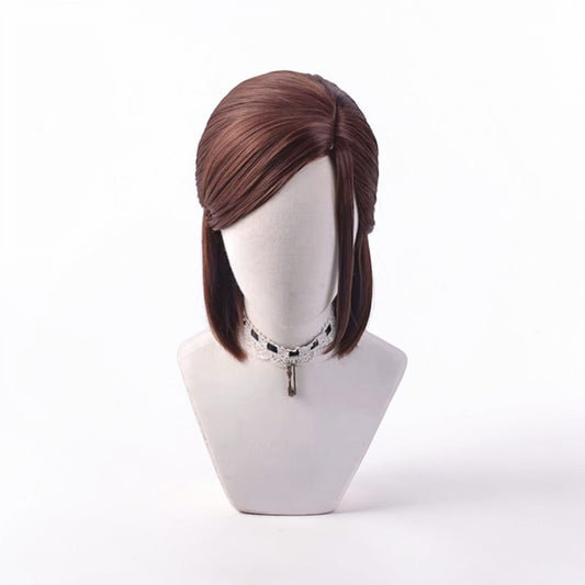 The Last of Us Part II Ellie Williams Cosplay Brown Short Side Parting Wig