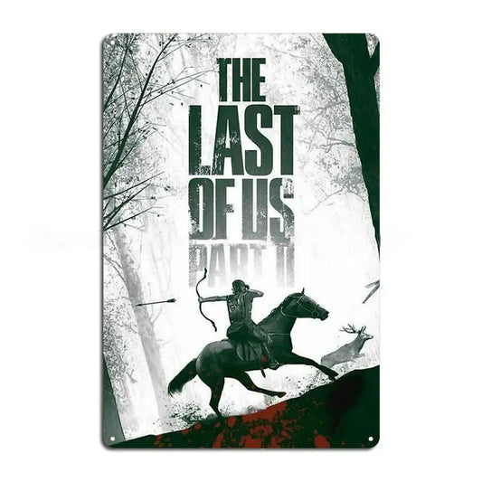 The Last Of Us Part II Ellie Metal Sign - Clear / 14x20cm Available at 2Fast2See.co