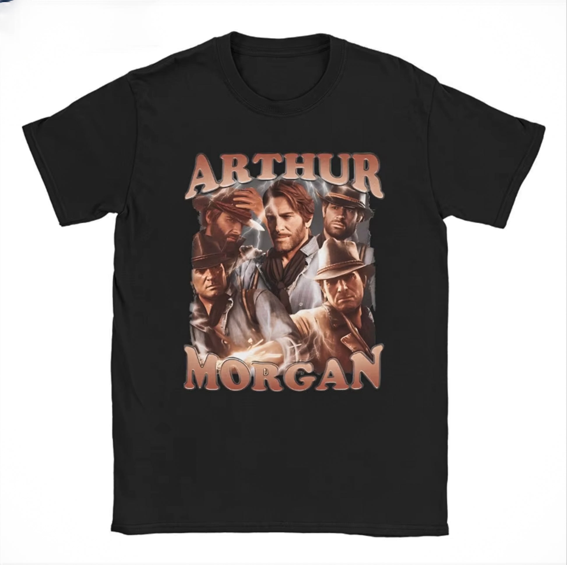 Red Dead Redemption Vintage Arthur Morgan Tshirt - Black / S Available at 2Fast2See.co