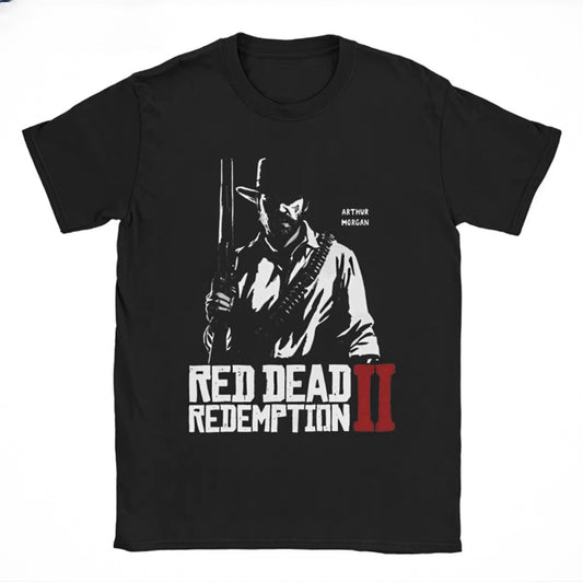 Red Dead Redemption II Epic Arthur Morgan Cotton Tshirt - S Available at 2Fast2See.co