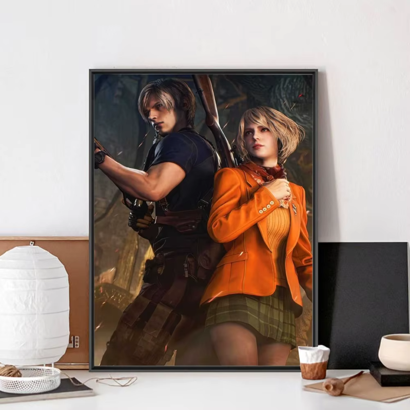 Resident Evil Leon Kennedy Cinematic Inspired Poster - 10x15cm Available at 2Fast2See.co