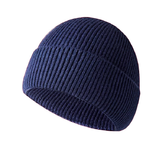 The Last of Us Part 2 Inspired Abby's Handmade Knitted Beanie Hat - Dark Blue / Adjustable Available at 2Fast2See.co