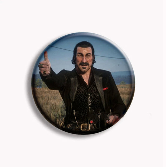 Red Dead Redemption 2 Dutch Game Soft Button Pin - Pin-58mm Available at 2Fast2See.co
