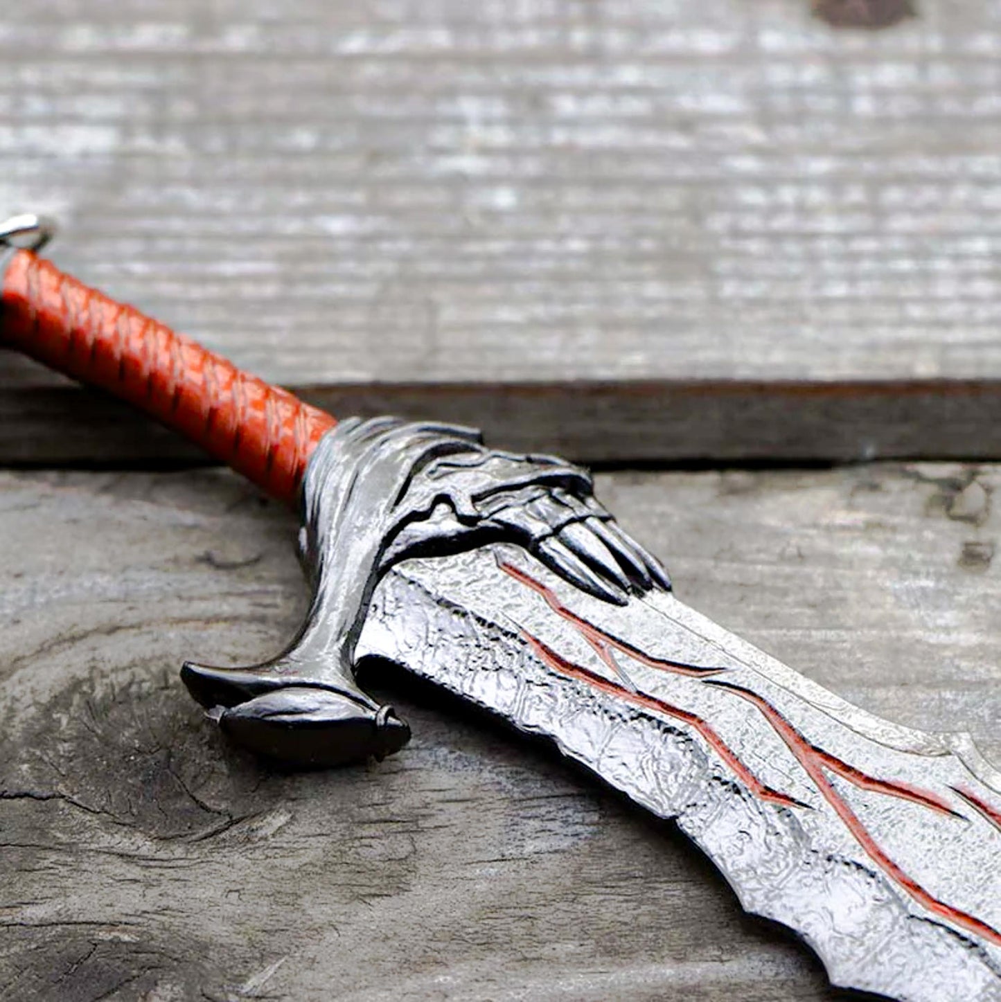 God of War Blade of Chaos Keychain With Clasp
