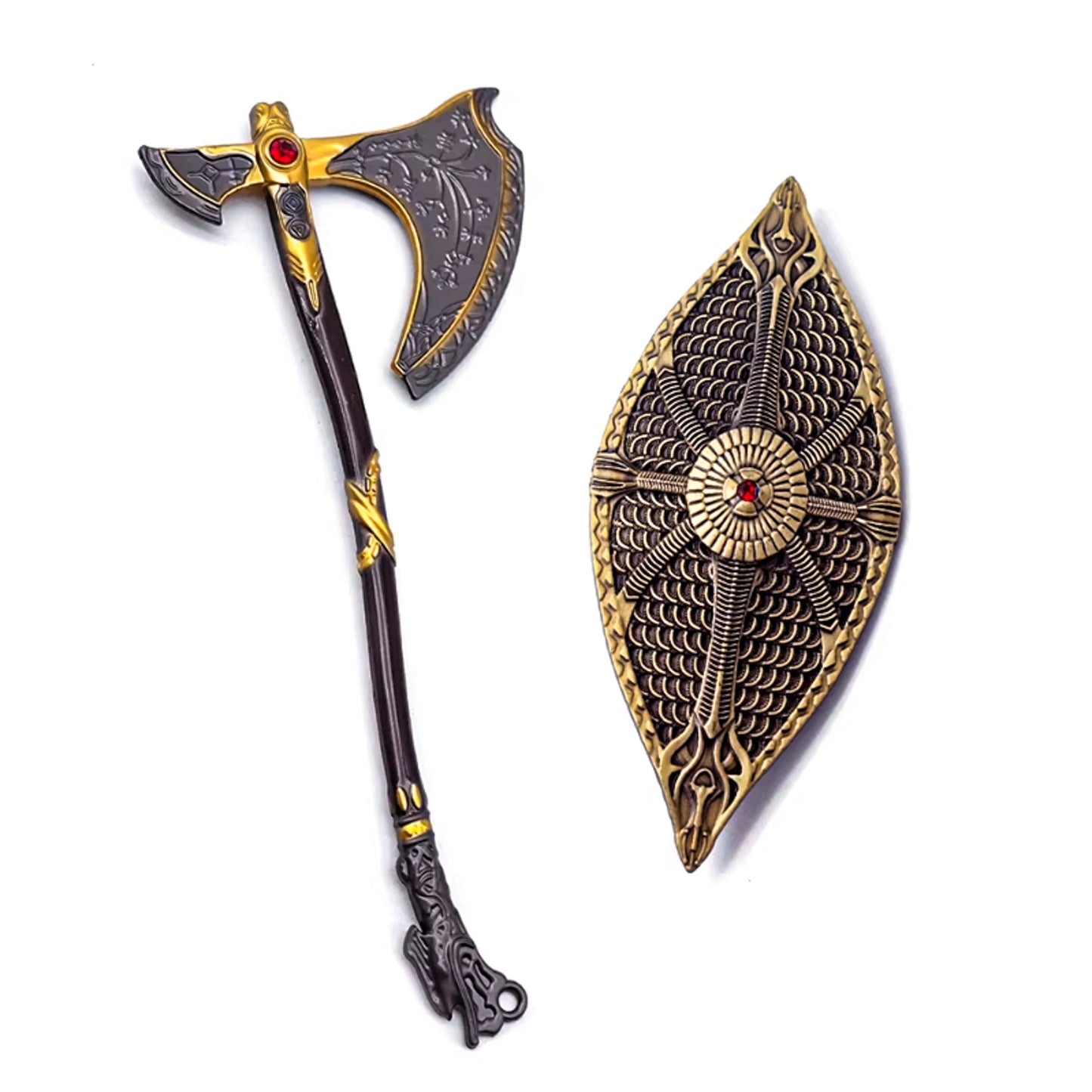 God of War 5 Ragnarok Kratos Leviathan's Axe with Shield
