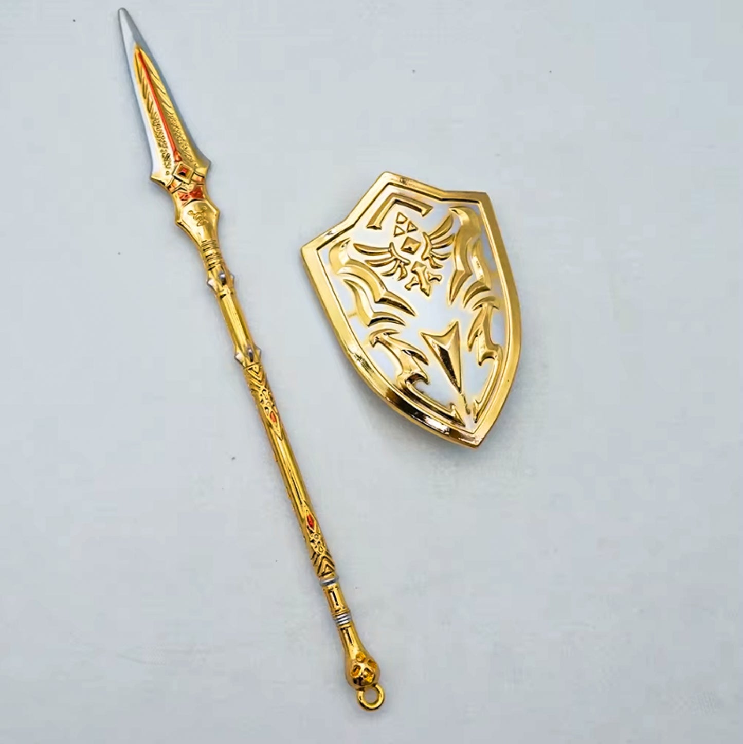 God of War 5 Ragnarok Kratos Draupnir Spear with Shield 18cm