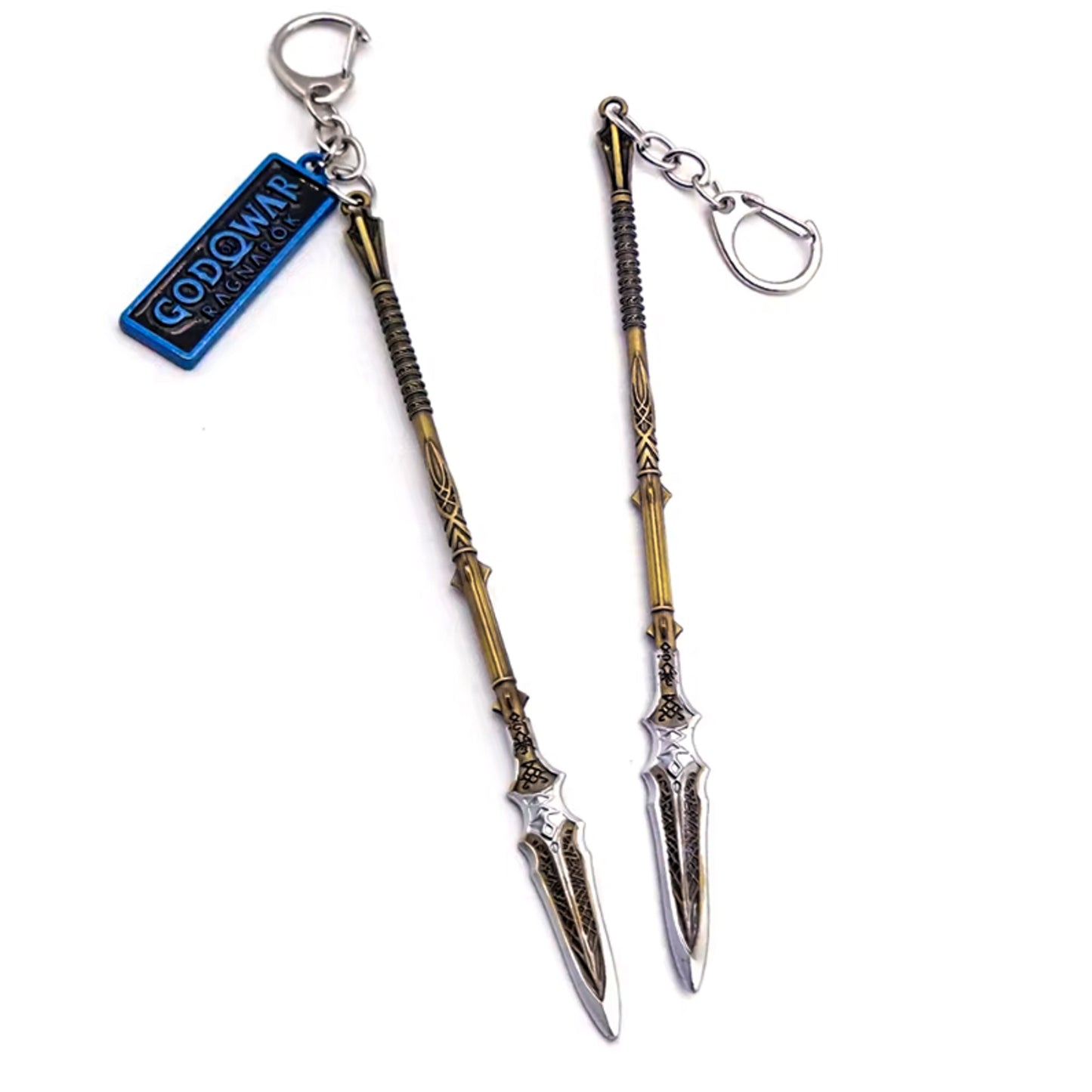 God of War 5 Ragnarok Draupnir Spear Keychain with Clasp