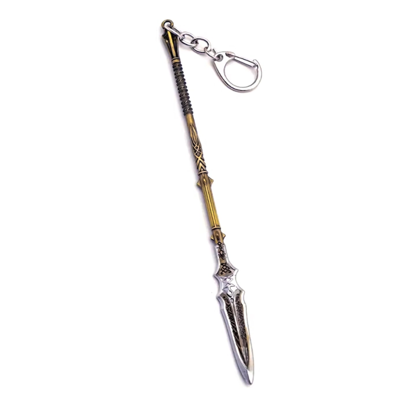 God of War 5 Ragnarok Draupnir Spear Keychain with Clasp