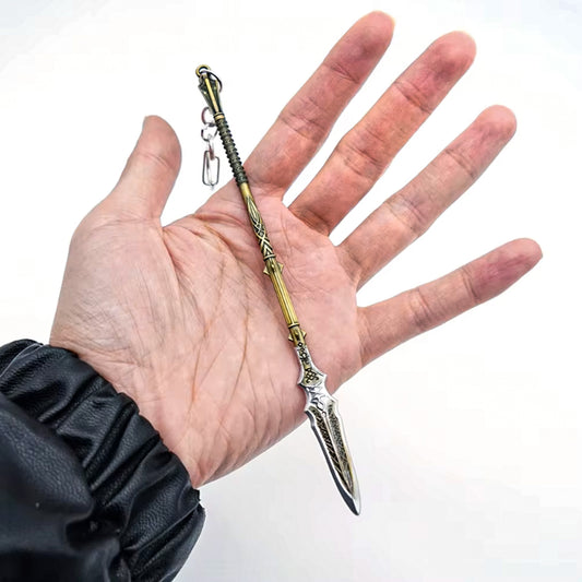 God of War 5 Ragnarok Draupnir Spear Keychain with Clasp - Spear Available at 2Fast2See.co