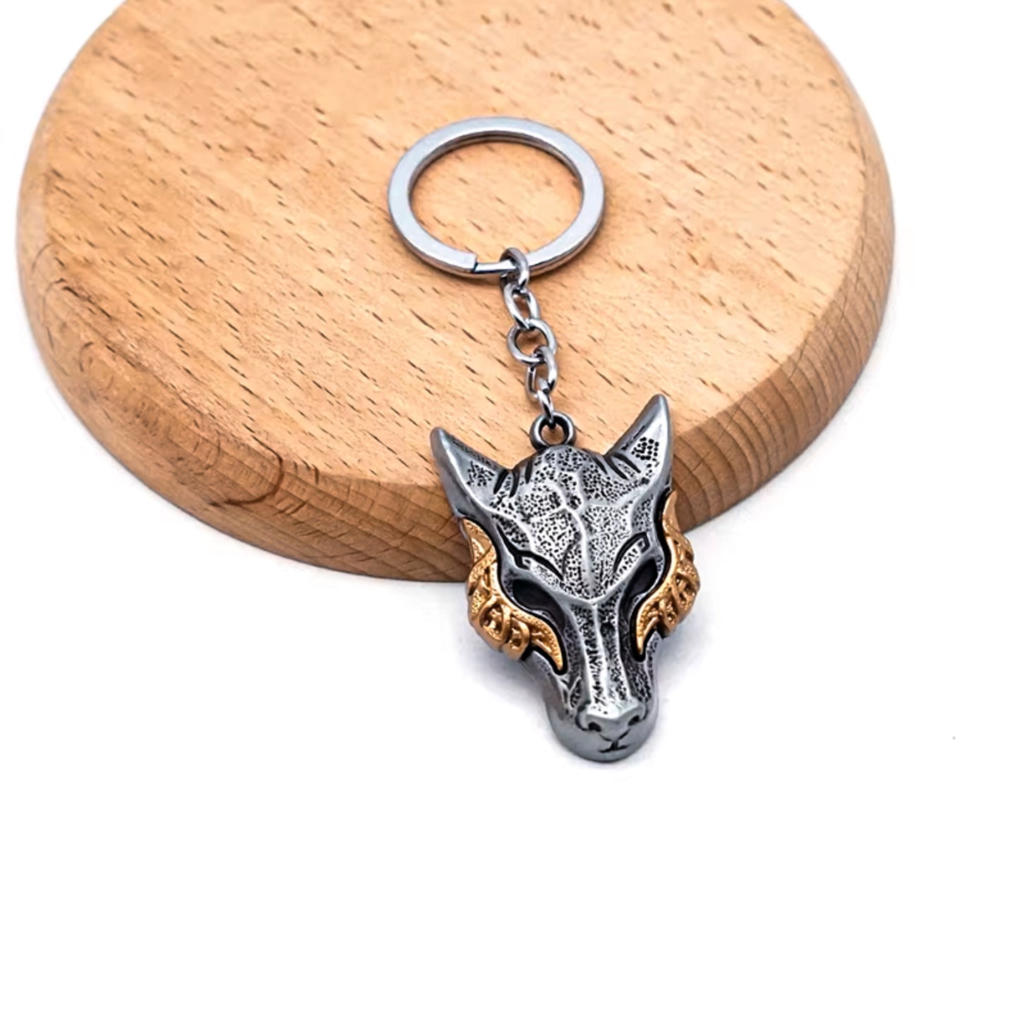 God of War 5 Wolf Bear & Owl Keychains