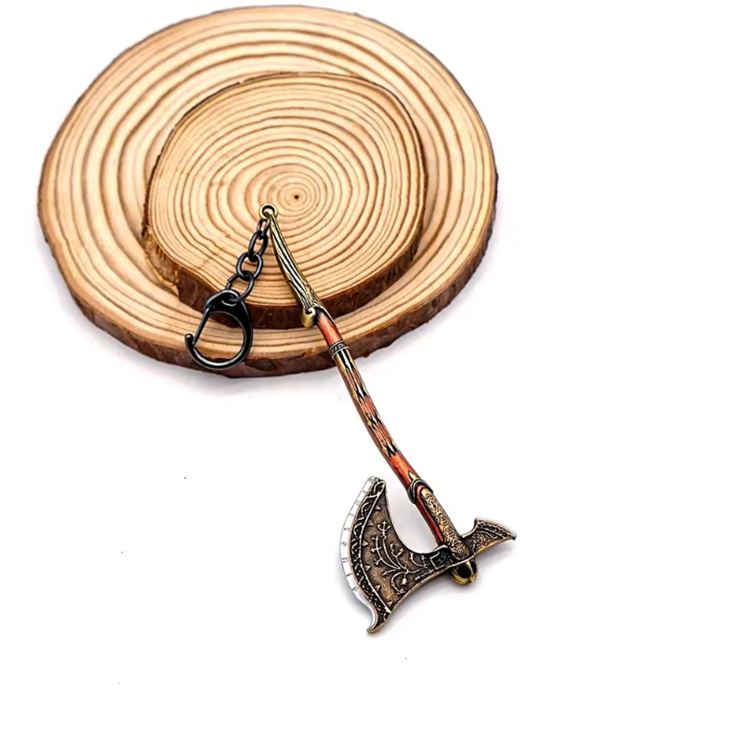 God of War Epic Leviathan Axe Very Detailed Keychain with Clasp 12cm - Leviathan Axe Available at 2Fast2See.co