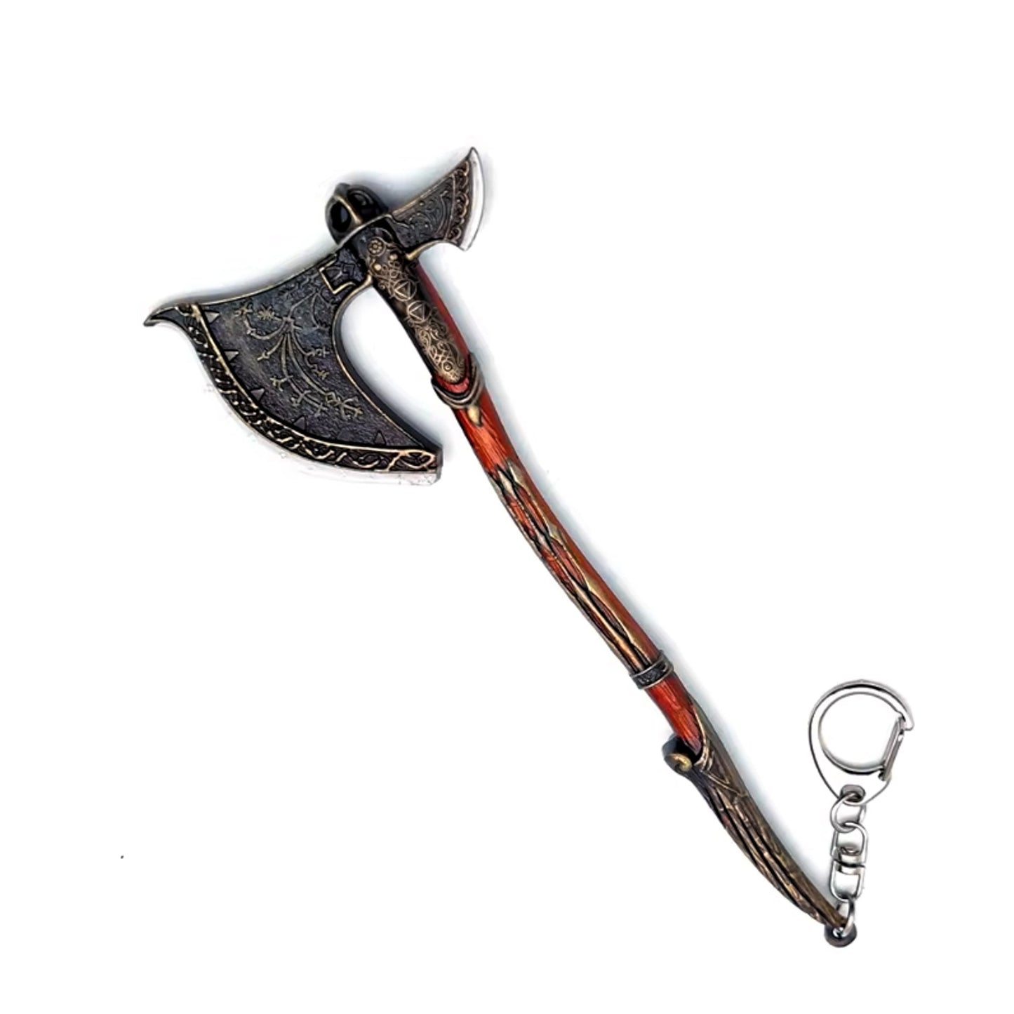 God of War Epic Leviathan Axe Very Detailed Keychain with Clasp 12cm - Leviathan Axe Available at 2Fast2See.co