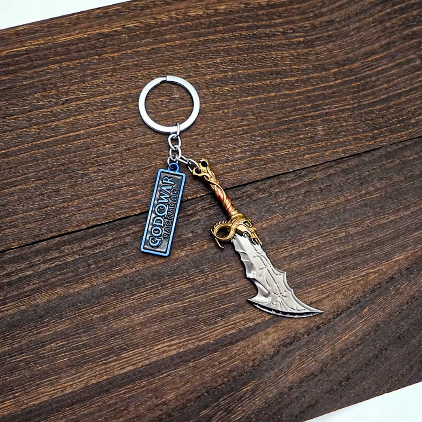 God of War 5 Ragnarok Blade of Chaos Keychain with Clasp