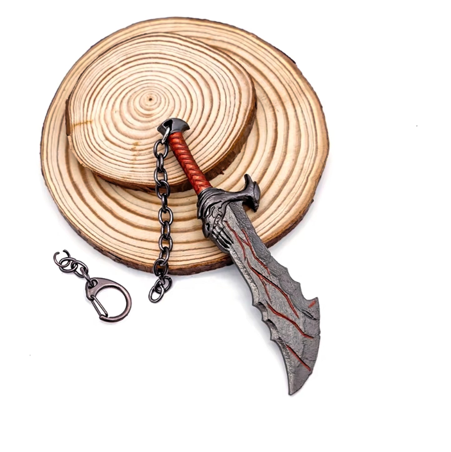 God of War Blade of Chaos Keychain With Clasp