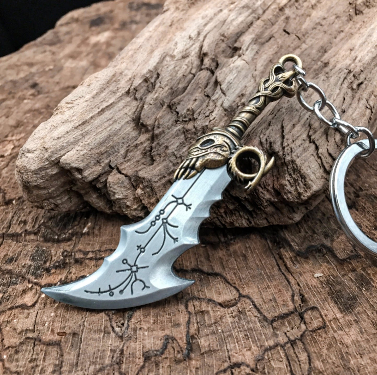 God of War Video Game Blade of Chaos Kratos Keychain - Blade of Chaos Available at 2Fast2See.co