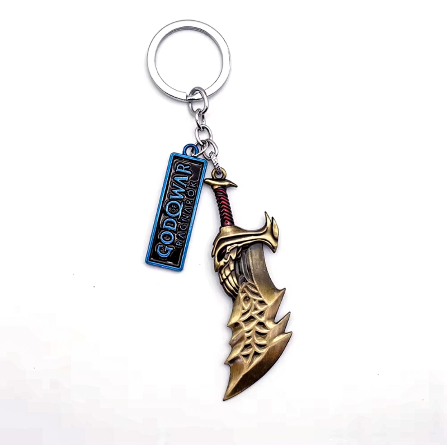 God of War Video Game Blade of Chaos Keychain - Blade of Chaos with Tag Available at 2Fast2See.co