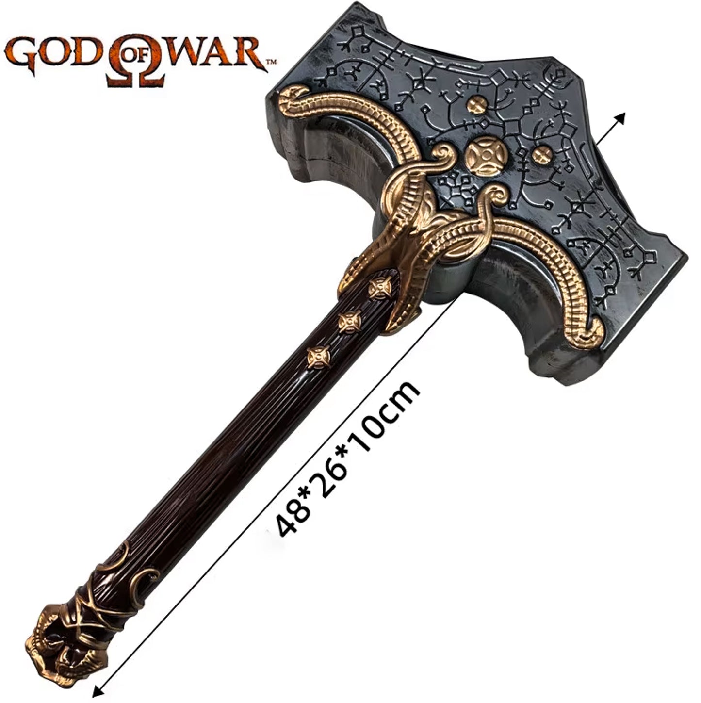God of War 4 Thor's Hammer Cosplay Weapon 48cm