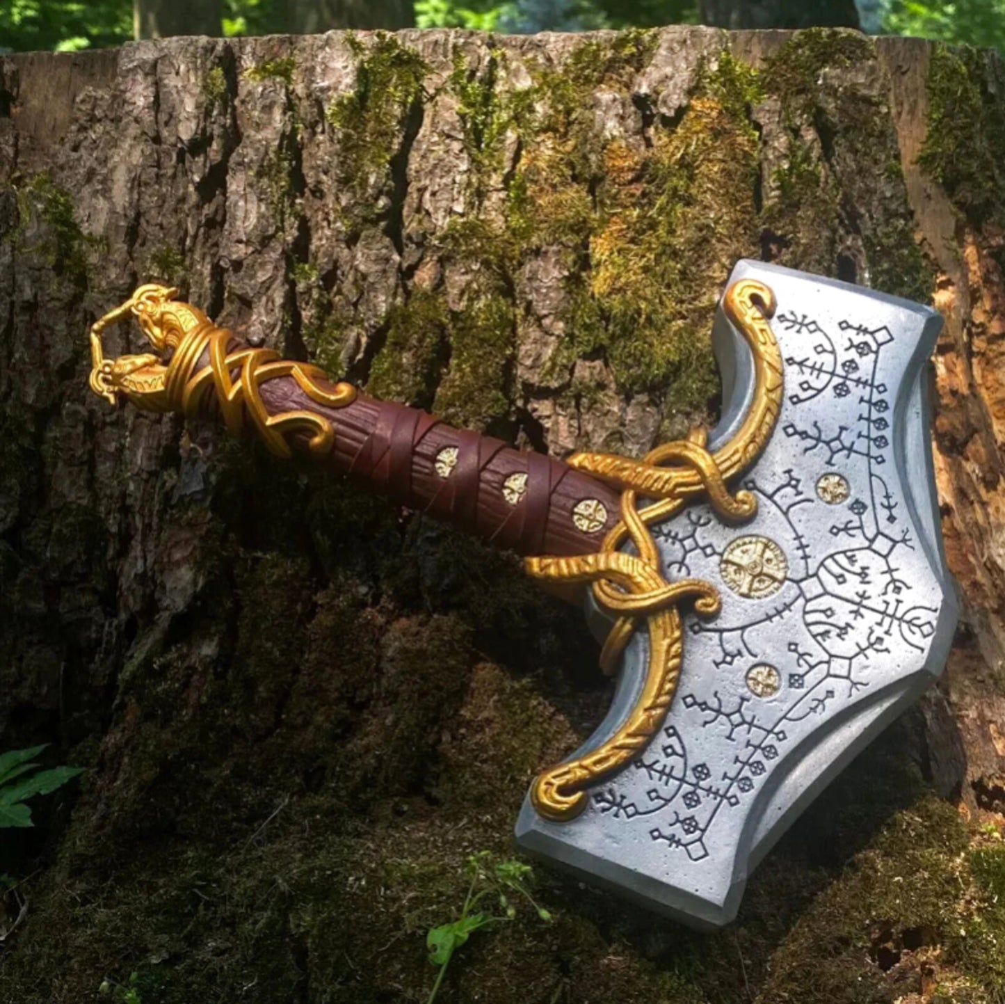 God of War Ragnarok Kratos 1:1 Hammer Cosplay Collection Item