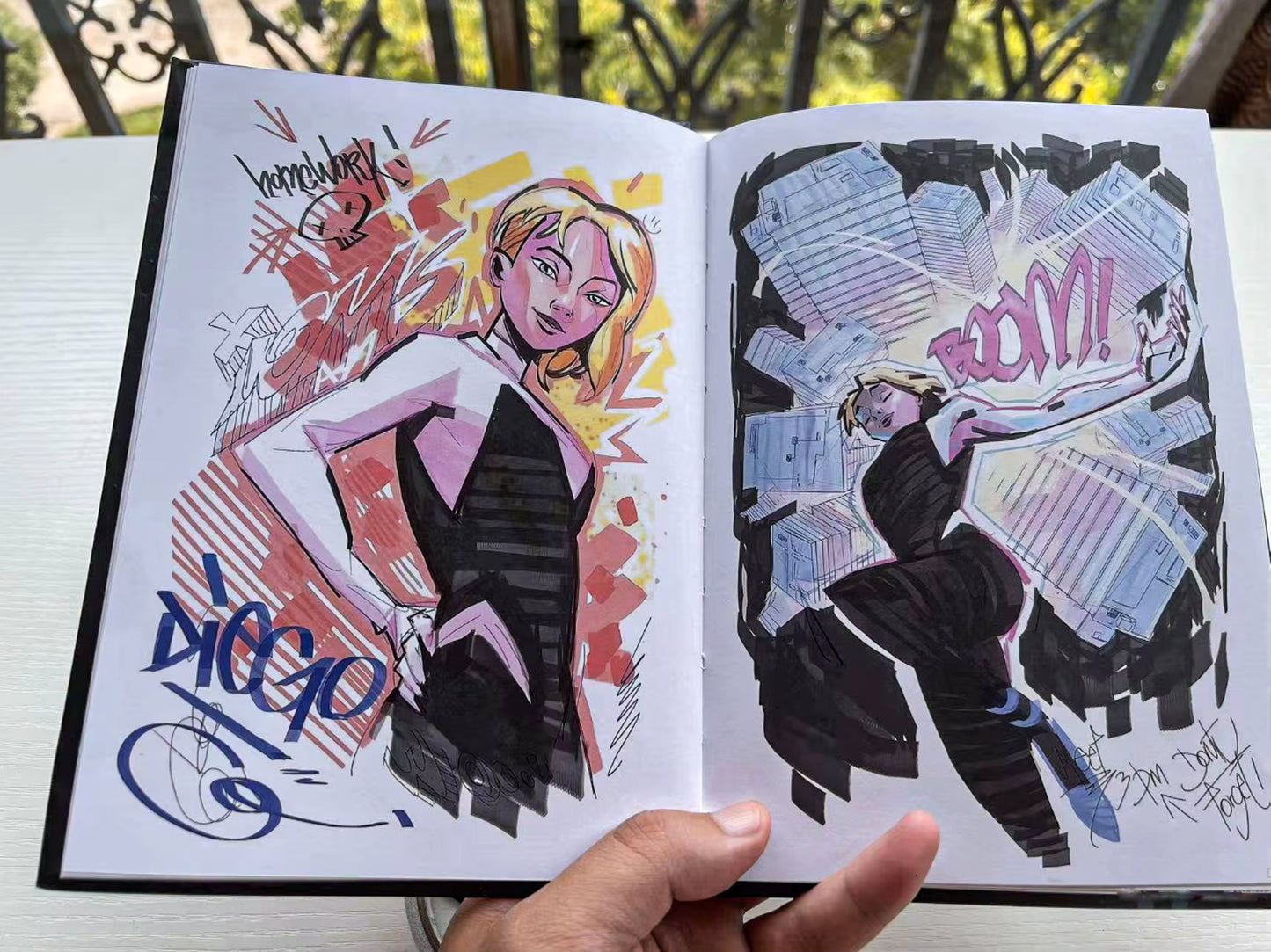 SpiderMan Miles Morales EN-WHY-SEA Collectors Sketchbook