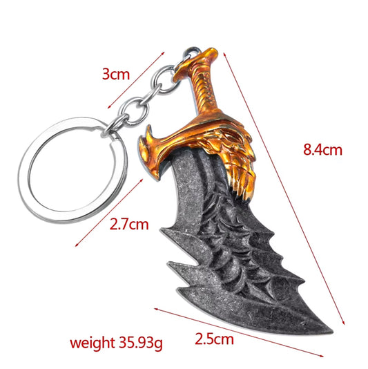 God of War Kratos Weapon Blade of Chaos Keychain - Default Title Available at 2Fast2See.co