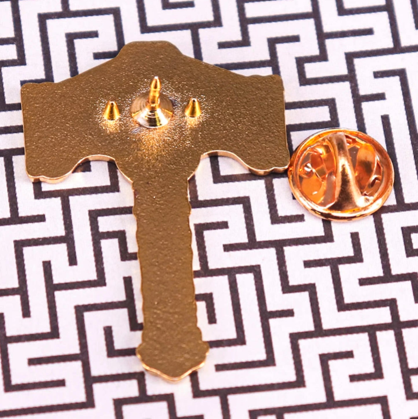 God of War Game Thor's Hammer Enamel Pin