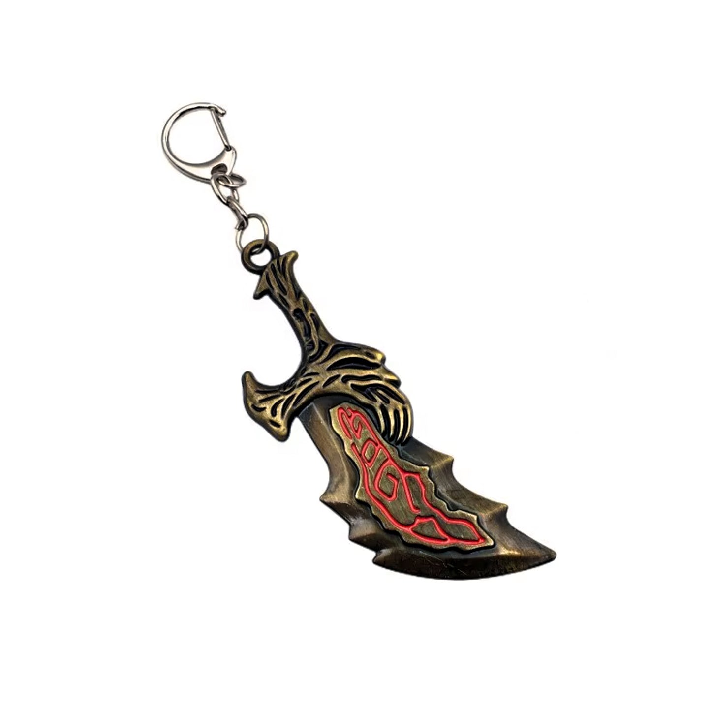 God of War 5 Kratos Blade of Chaos Game Keychain - Blade with Clasp Available at 2Fast2See.co