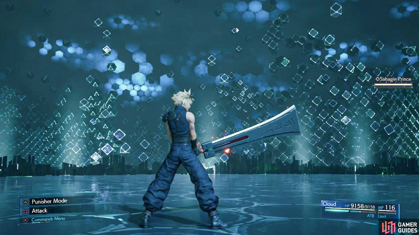 Final Fantasy VII Collection 21cm Hardedge Sword 1:6 Metal Weapon Model