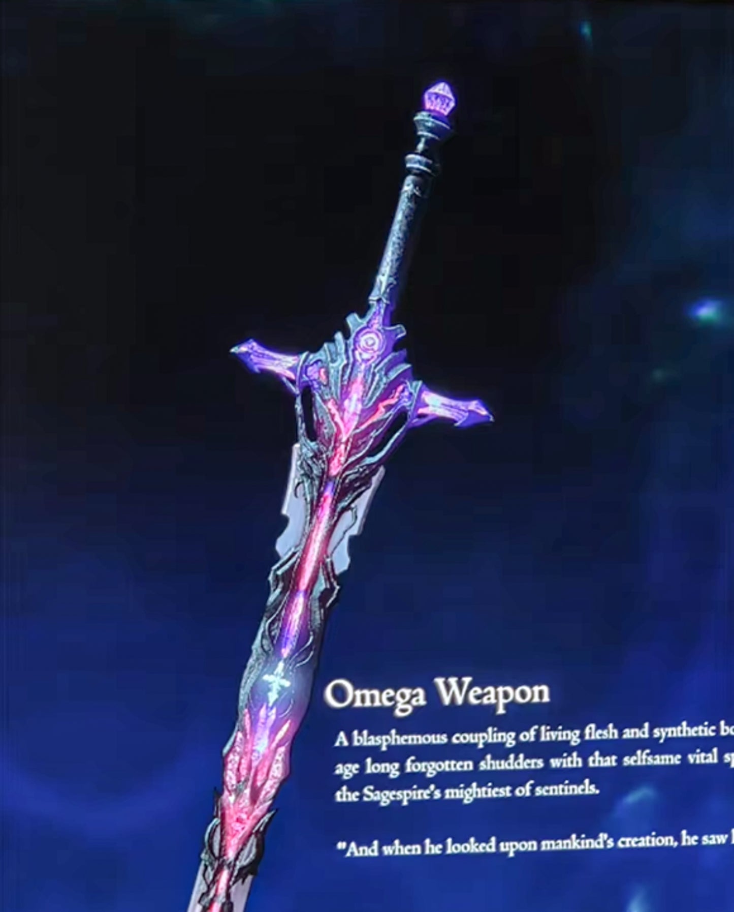 Final Fantasy XVI Omega Sword 22cm Weapon
