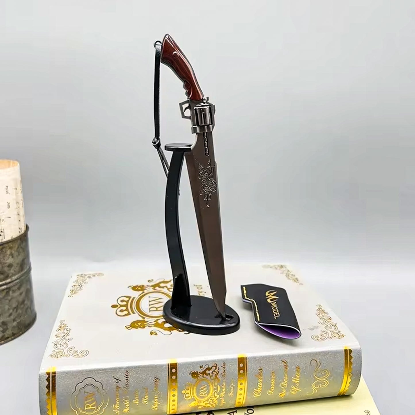 Final Fantasy VIII 22cm Revolver Gunblade Squall Leonhart Metal Weapon