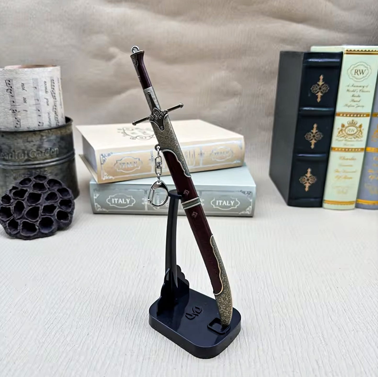 The Witcher 3 Geralt of Rivia 22cm Steel Sword Olgierd von Everec Weapon - Sword + Stand 2 Available at 2Fast2See.co