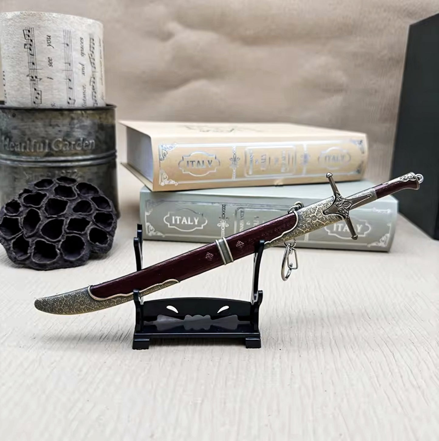 The Witcher 3 Geralt of Rivia 22cm Steel Sword Olgierd von Everec Weapon - Sword + Stand 1 Available at 2Fast2See.co