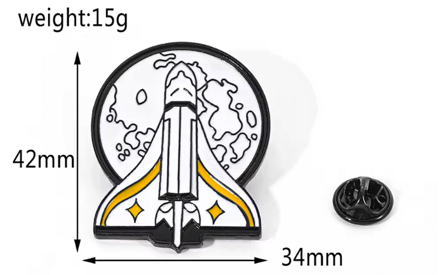 The Last of Us Inspired Fanmade Rocket Pin