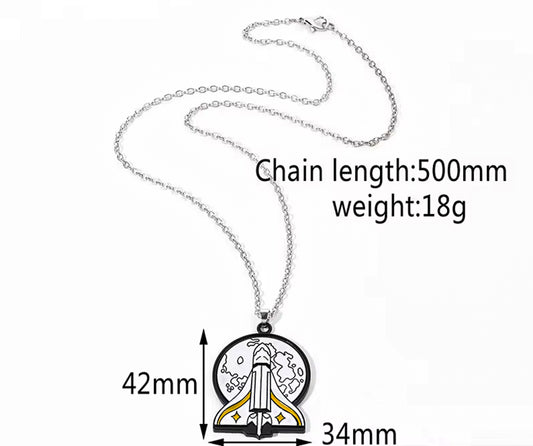 The Last Us Vol.2 Ellie's Rocket Ship Delicate Chain Pendant Necklace - Default Title Available at 2Fast2See.co