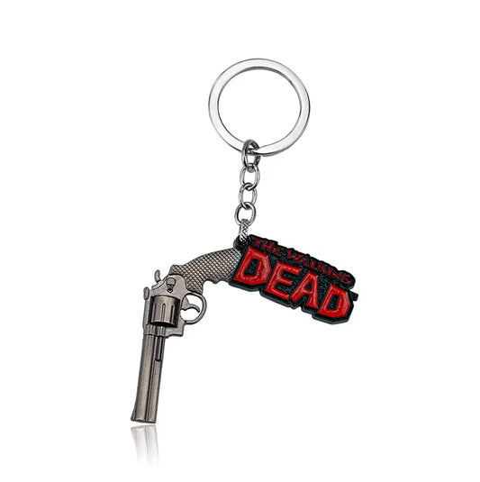 The Walking Dead Revolver Metal Keychain