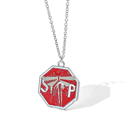 The Last Us Vol.2 Firefly Stop Sign Delicate Chain Pendant Necklace - Default Title Available at 2Fast2See.co