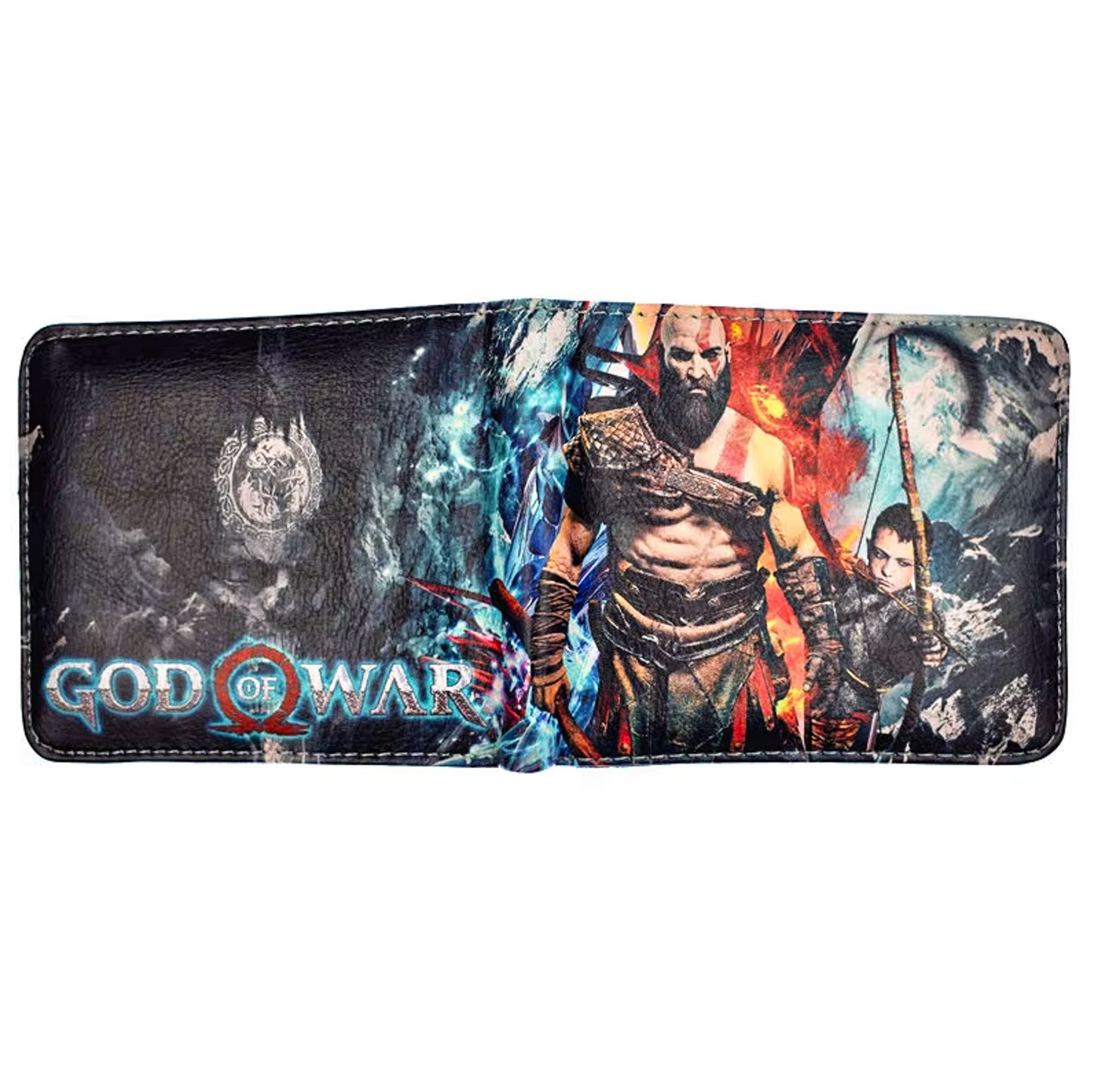 God of War Kratos & Atreus Inspired PU Leather Wallet
