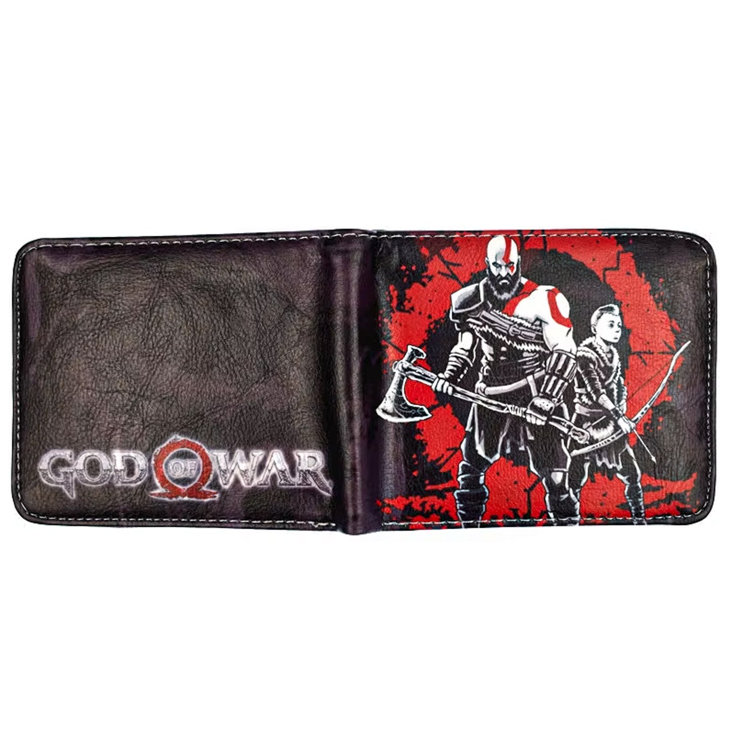 God of War Kratos & Atreus Inspired PU Leather Wallet
